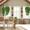 4 Pack Artificial Hanging Plants Faux Eucalyptus Leaf Greenery Fake Plant for Wall House Room Patio Indoor Outdoor Home Shelf Office Decor (Green)